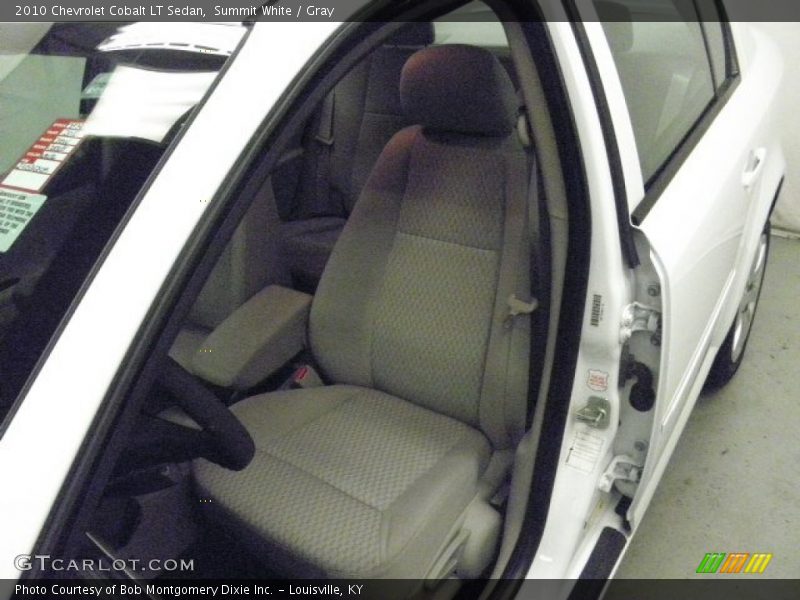 Summit White / Gray 2010 Chevrolet Cobalt LT Sedan