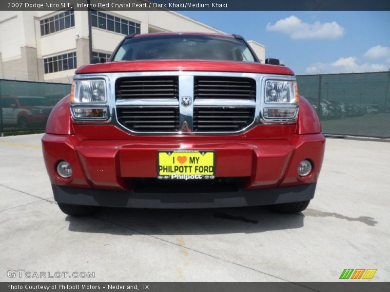 Inferno Red Crystal Pearl / Dark Khaki/Medium Khaki 2007 Dodge Nitro SLT