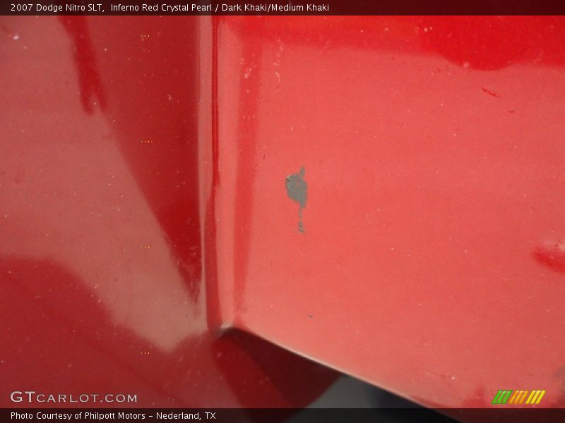 Inferno Red Crystal Pearl / Dark Khaki/Medium Khaki 2007 Dodge Nitro SLT