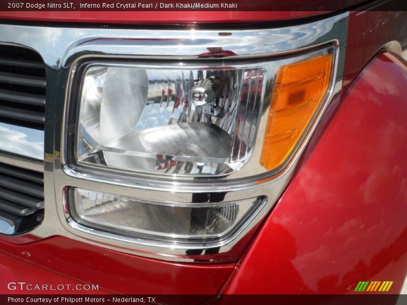 Inferno Red Crystal Pearl / Dark Khaki/Medium Khaki 2007 Dodge Nitro SLT