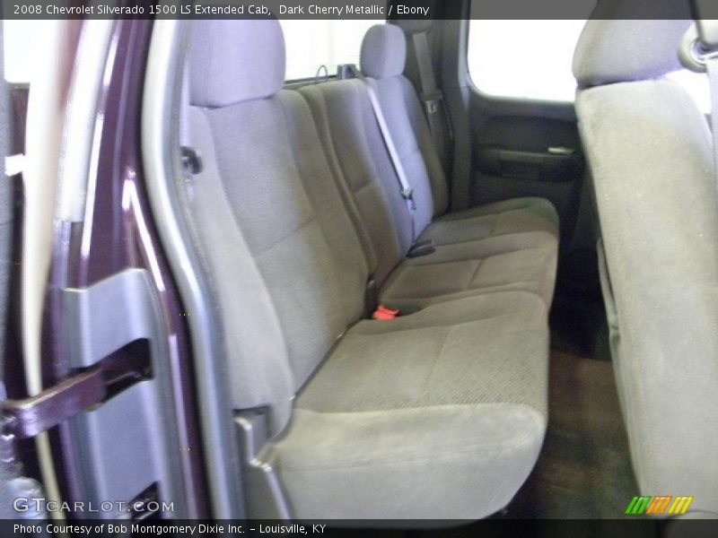 Dark Cherry Metallic / Ebony 2008 Chevrolet Silverado 1500 LS Extended Cab