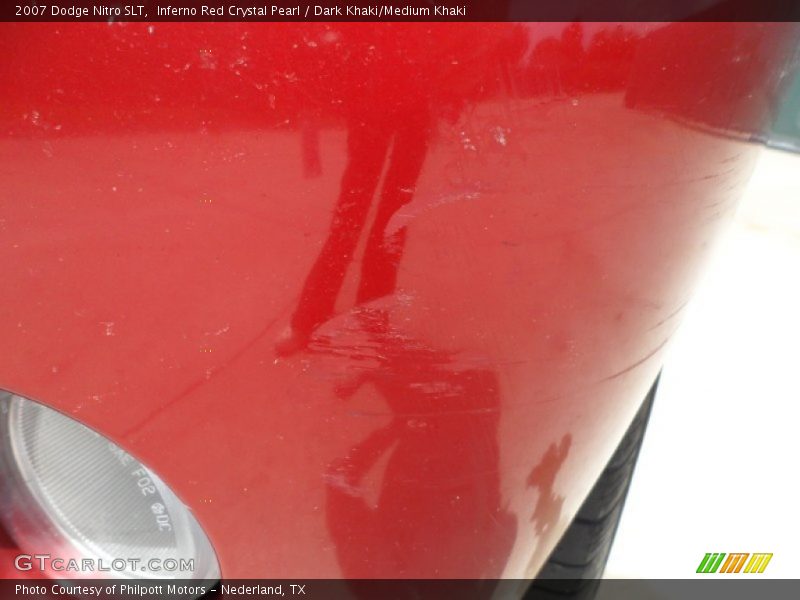 Inferno Red Crystal Pearl / Dark Khaki/Medium Khaki 2007 Dodge Nitro SLT