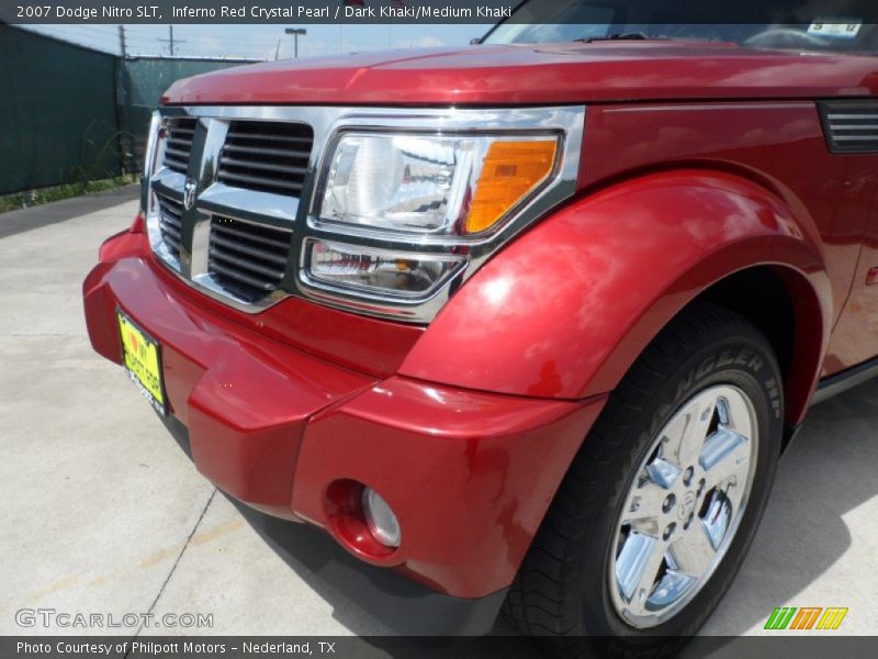 Inferno Red Crystal Pearl / Dark Khaki/Medium Khaki 2007 Dodge Nitro SLT