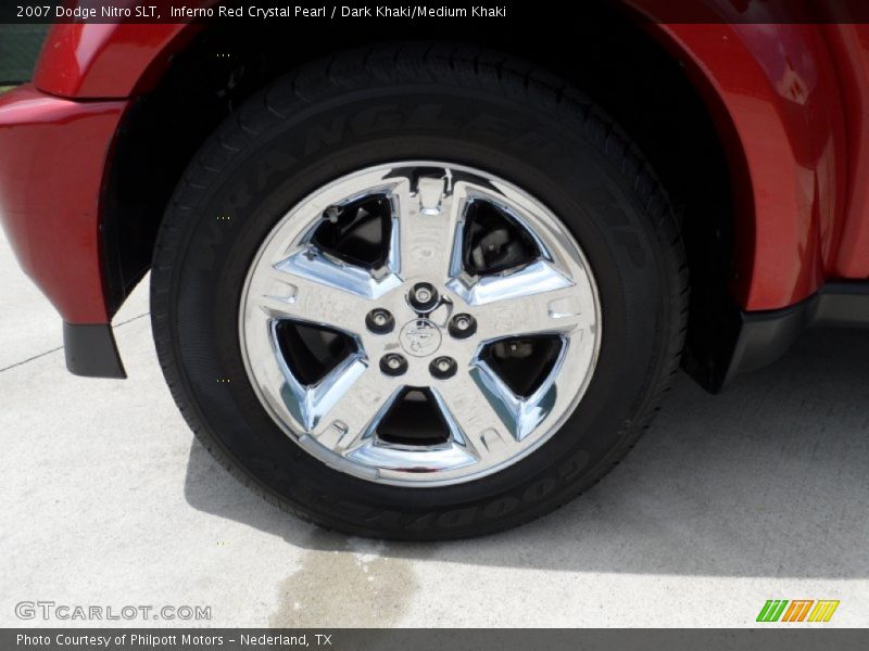 Inferno Red Crystal Pearl / Dark Khaki/Medium Khaki 2007 Dodge Nitro SLT
