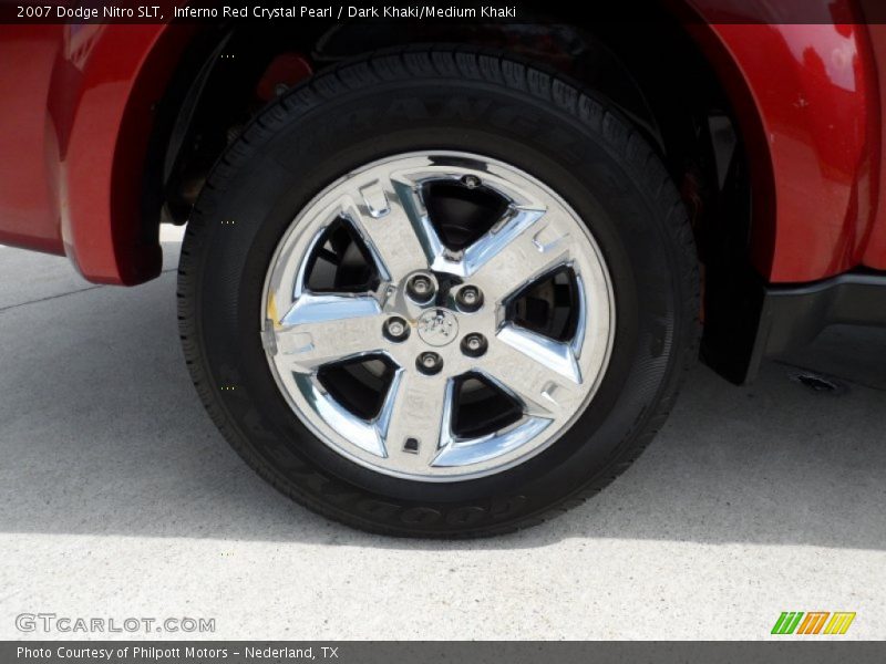 Inferno Red Crystal Pearl / Dark Khaki/Medium Khaki 2007 Dodge Nitro SLT