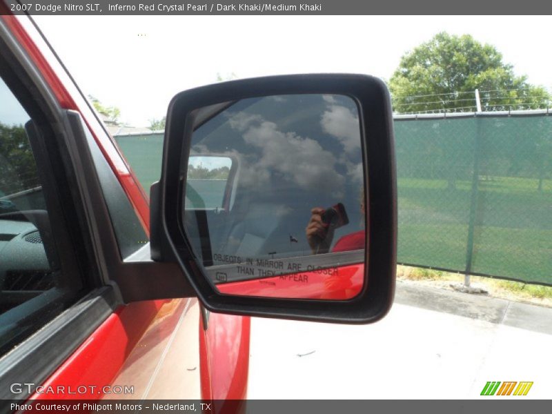 Inferno Red Crystal Pearl / Dark Khaki/Medium Khaki 2007 Dodge Nitro SLT
