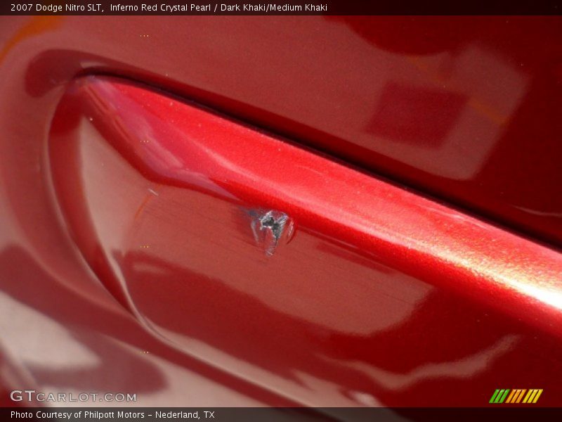 Inferno Red Crystal Pearl / Dark Khaki/Medium Khaki 2007 Dodge Nitro SLT