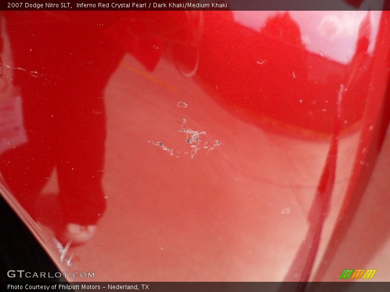 Inferno Red Crystal Pearl / Dark Khaki/Medium Khaki 2007 Dodge Nitro SLT
