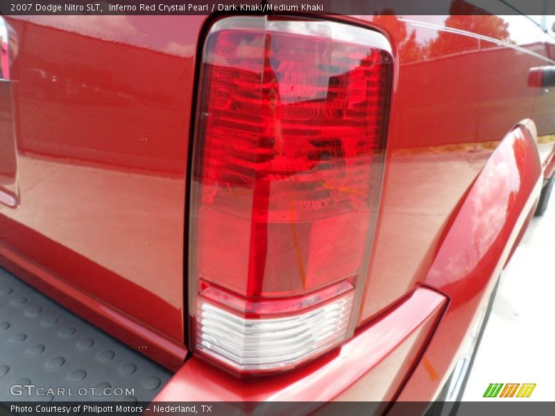 Inferno Red Crystal Pearl / Dark Khaki/Medium Khaki 2007 Dodge Nitro SLT
