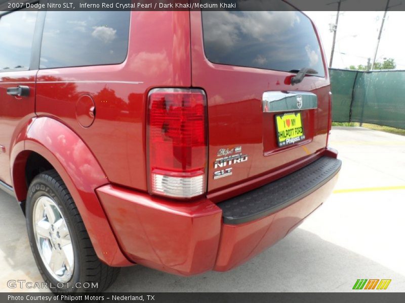 Inferno Red Crystal Pearl / Dark Khaki/Medium Khaki 2007 Dodge Nitro SLT