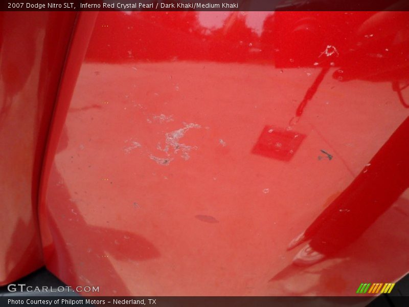 Inferno Red Crystal Pearl / Dark Khaki/Medium Khaki 2007 Dodge Nitro SLT