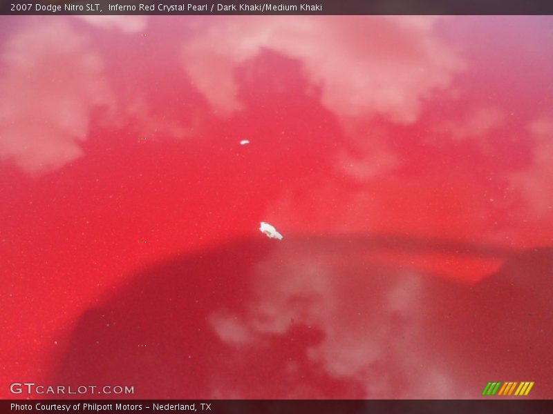 Inferno Red Crystal Pearl / Dark Khaki/Medium Khaki 2007 Dodge Nitro SLT