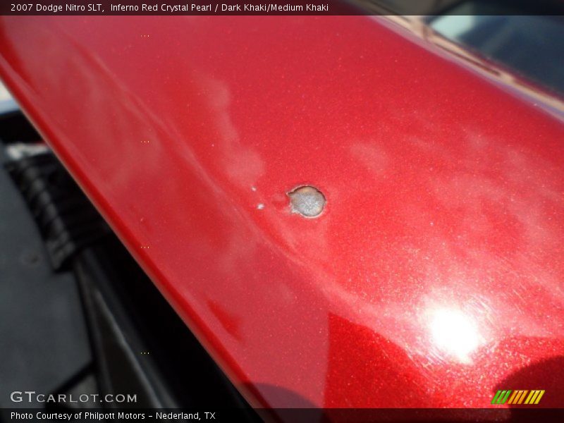 Inferno Red Crystal Pearl / Dark Khaki/Medium Khaki 2007 Dodge Nitro SLT