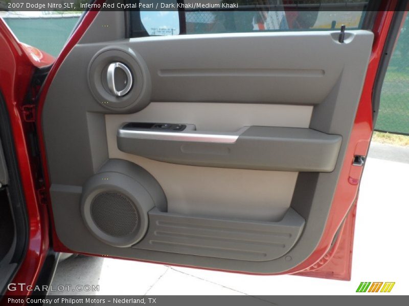 Inferno Red Crystal Pearl / Dark Khaki/Medium Khaki 2007 Dodge Nitro SLT