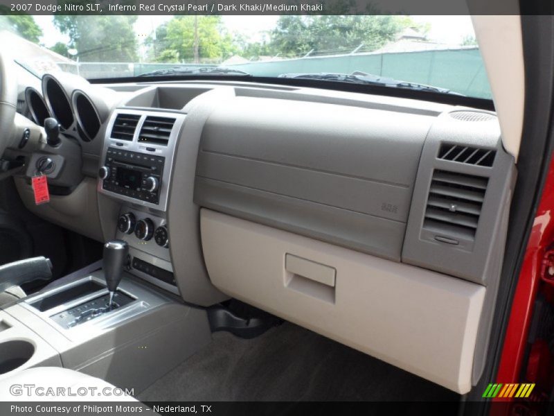 Inferno Red Crystal Pearl / Dark Khaki/Medium Khaki 2007 Dodge Nitro SLT