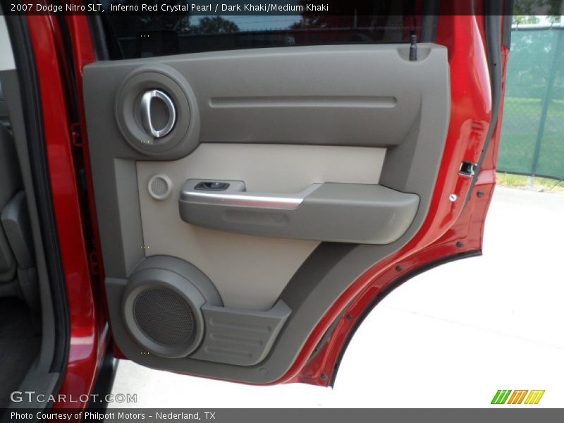 Inferno Red Crystal Pearl / Dark Khaki/Medium Khaki 2007 Dodge Nitro SLT