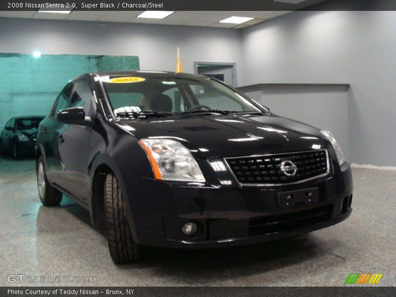 Super Black / Charcoal/Steel 2008 Nissan Sentra 2.0