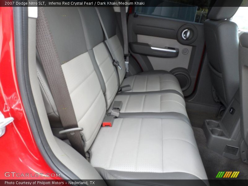 Inferno Red Crystal Pearl / Dark Khaki/Medium Khaki 2007 Dodge Nitro SLT