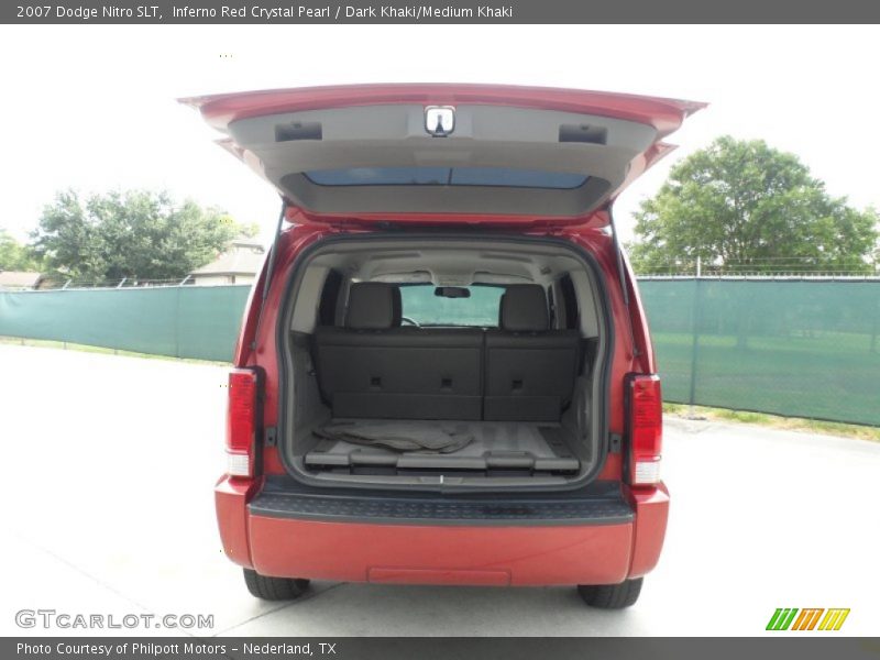 Inferno Red Crystal Pearl / Dark Khaki/Medium Khaki 2007 Dodge Nitro SLT