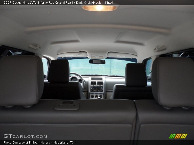 Inferno Red Crystal Pearl / Dark Khaki/Medium Khaki 2007 Dodge Nitro SLT
