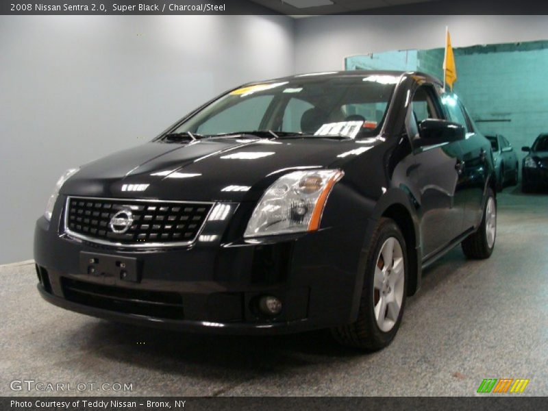 Super Black / Charcoal/Steel 2008 Nissan Sentra 2.0