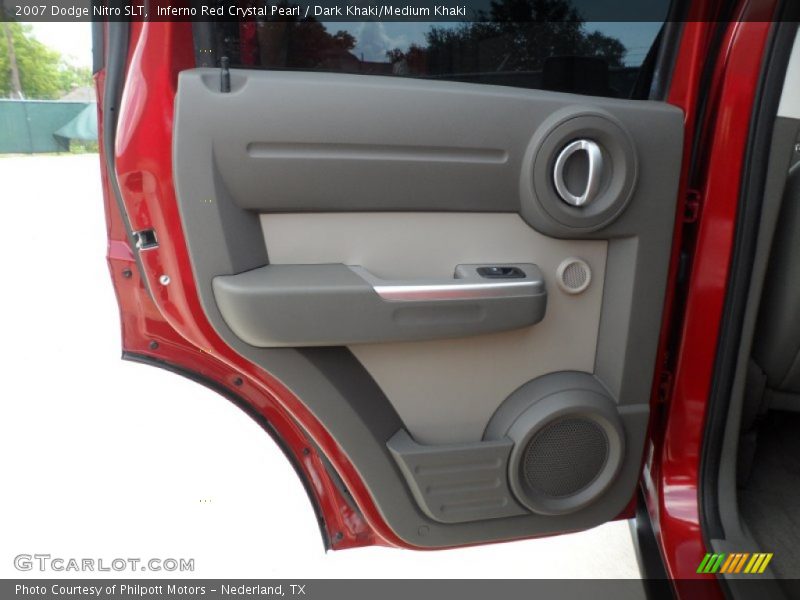 Inferno Red Crystal Pearl / Dark Khaki/Medium Khaki 2007 Dodge Nitro SLT