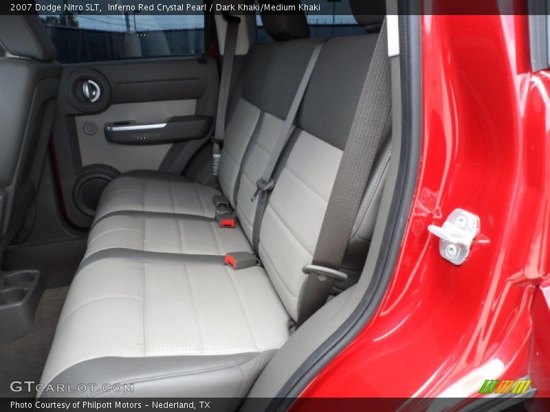 Inferno Red Crystal Pearl / Dark Khaki/Medium Khaki 2007 Dodge Nitro SLT