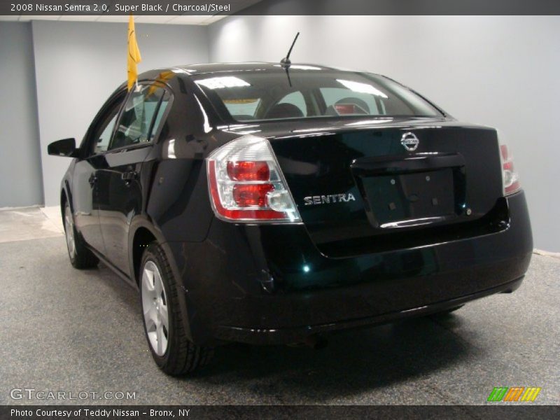Super Black / Charcoal/Steel 2008 Nissan Sentra 2.0
