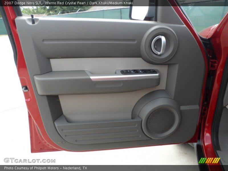 Inferno Red Crystal Pearl / Dark Khaki/Medium Khaki 2007 Dodge Nitro SLT