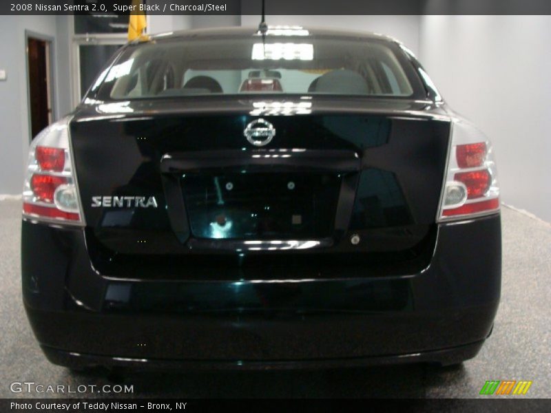 Super Black / Charcoal/Steel 2008 Nissan Sentra 2.0