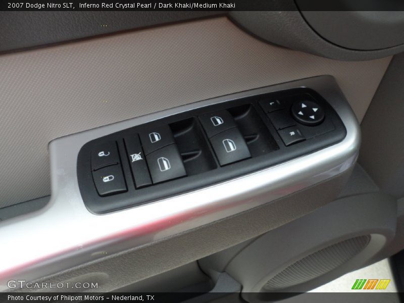 Inferno Red Crystal Pearl / Dark Khaki/Medium Khaki 2007 Dodge Nitro SLT