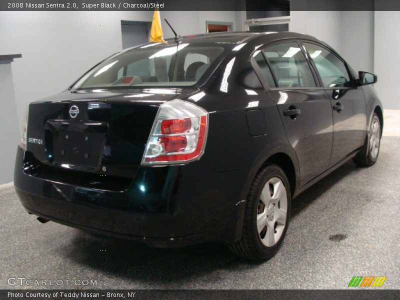 Super Black / Charcoal/Steel 2008 Nissan Sentra 2.0