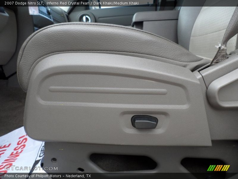Inferno Red Crystal Pearl / Dark Khaki/Medium Khaki 2007 Dodge Nitro SLT