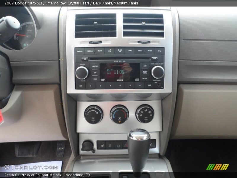 Inferno Red Crystal Pearl / Dark Khaki/Medium Khaki 2007 Dodge Nitro SLT