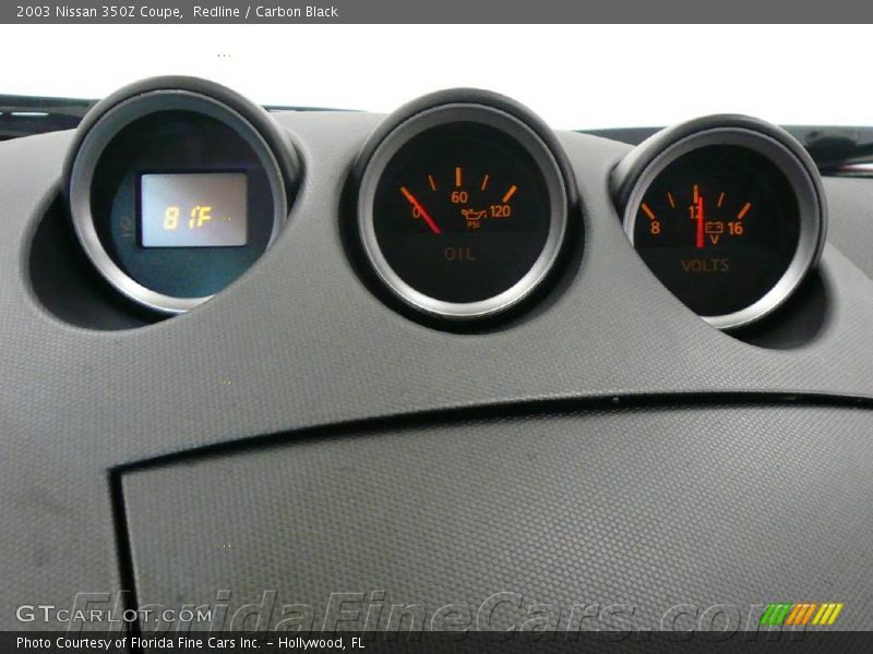 Redline / Carbon Black 2003 Nissan 350Z Coupe