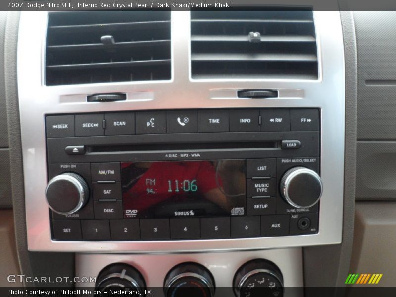 Inferno Red Crystal Pearl / Dark Khaki/Medium Khaki 2007 Dodge Nitro SLT