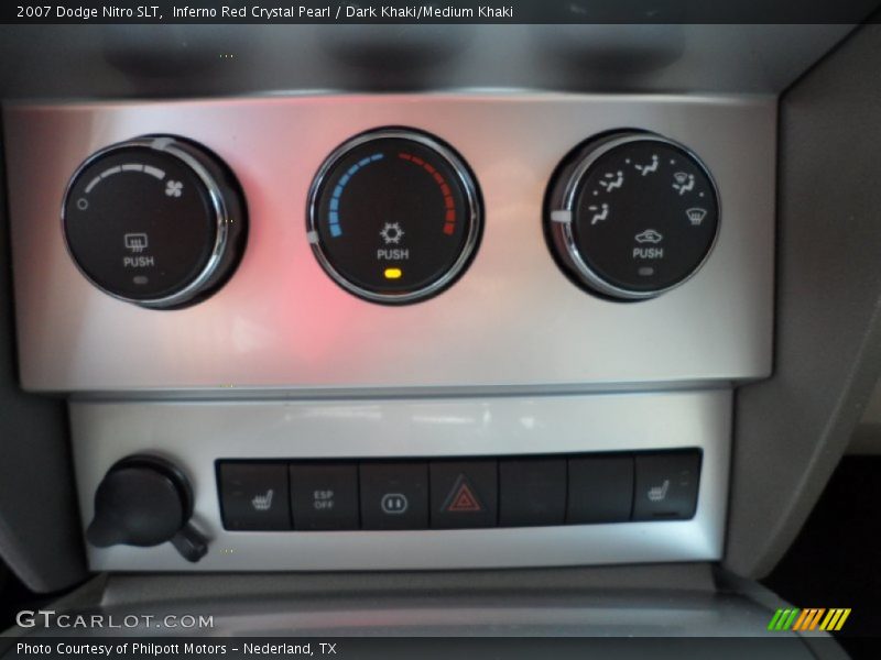 Inferno Red Crystal Pearl / Dark Khaki/Medium Khaki 2007 Dodge Nitro SLT