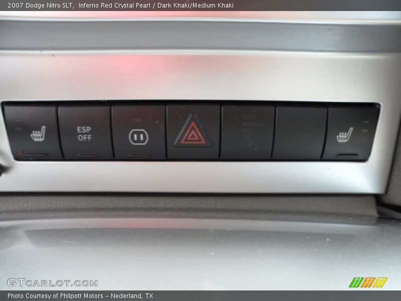 Inferno Red Crystal Pearl / Dark Khaki/Medium Khaki 2007 Dodge Nitro SLT