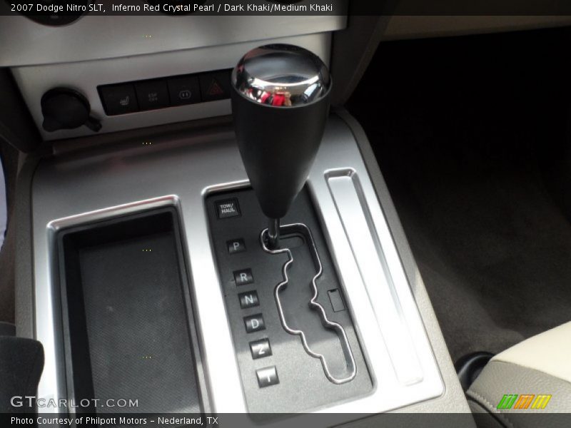 Inferno Red Crystal Pearl / Dark Khaki/Medium Khaki 2007 Dodge Nitro SLT