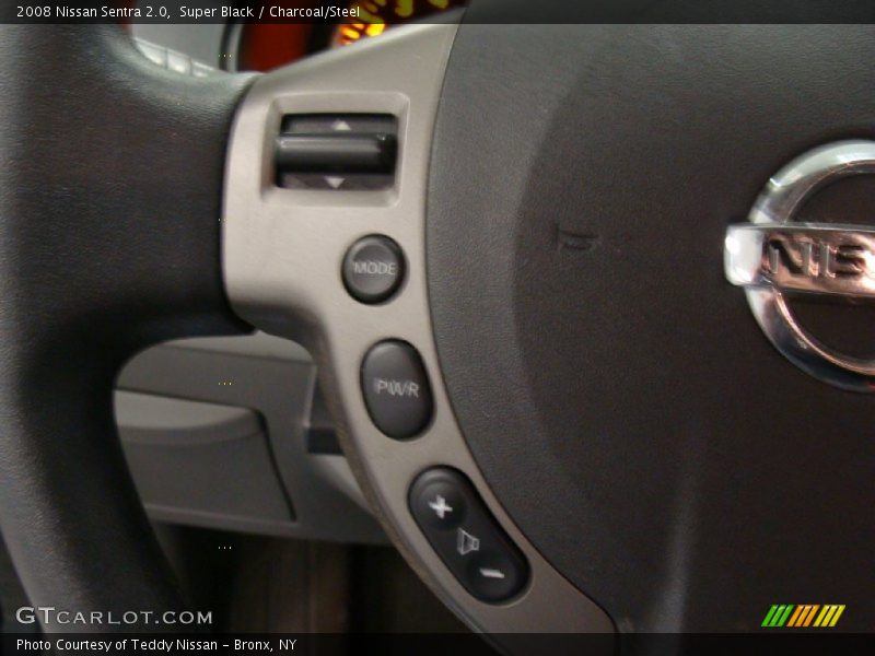 Super Black / Charcoal/Steel 2008 Nissan Sentra 2.0