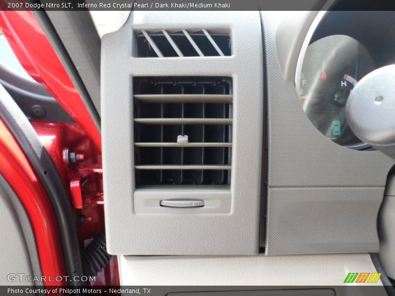 Inferno Red Crystal Pearl / Dark Khaki/Medium Khaki 2007 Dodge Nitro SLT