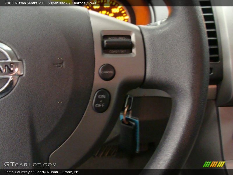 Super Black / Charcoal/Steel 2008 Nissan Sentra 2.0