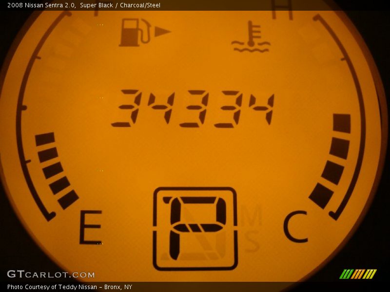 Super Black / Charcoal/Steel 2008 Nissan Sentra 2.0