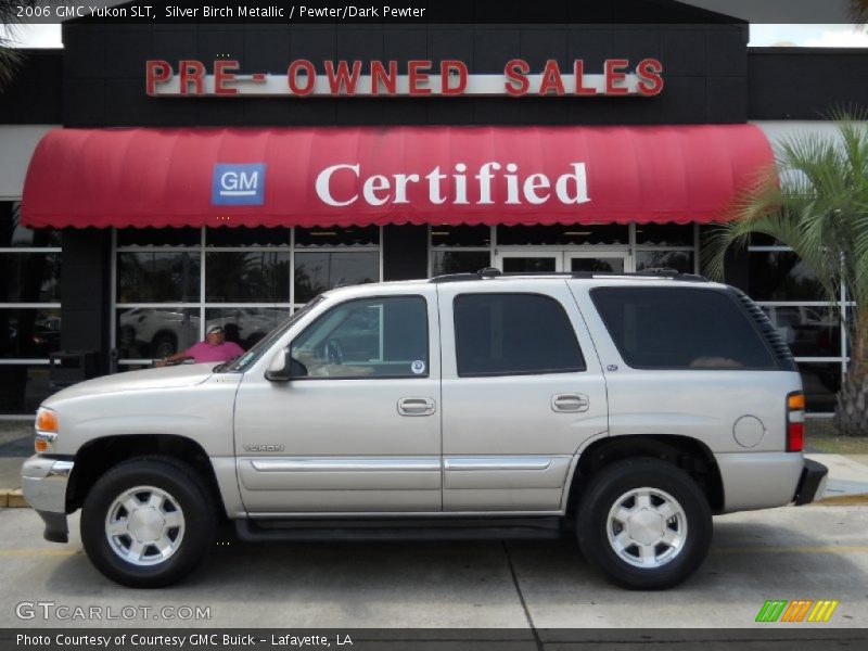 Silver Birch Metallic / Pewter/Dark Pewter 2006 GMC Yukon SLT