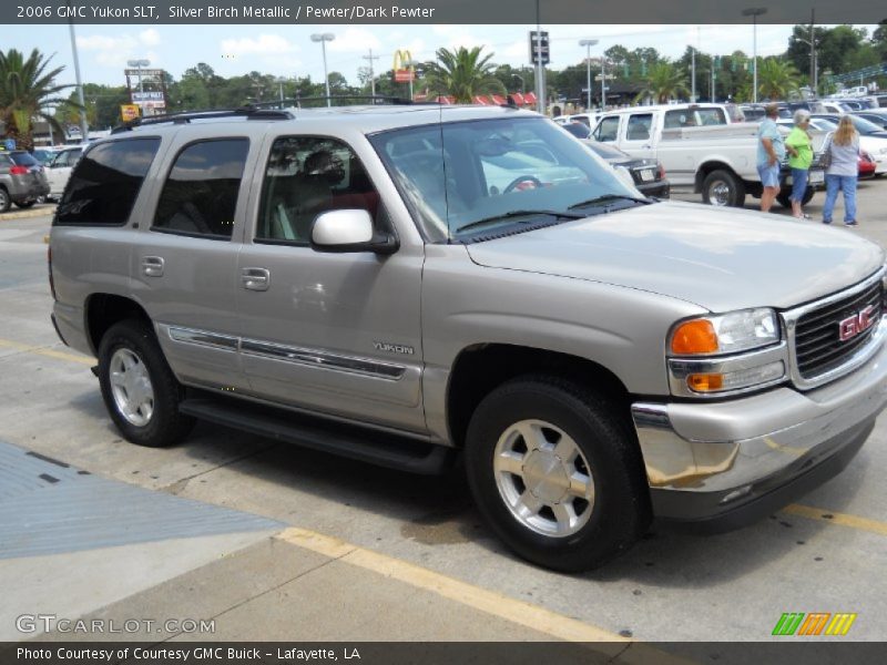 Silver Birch Metallic / Pewter/Dark Pewter 2006 GMC Yukon SLT