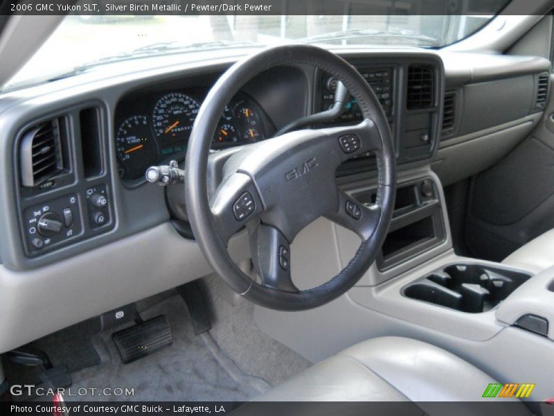 Silver Birch Metallic / Pewter/Dark Pewter 2006 GMC Yukon SLT