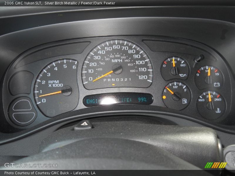 Silver Birch Metallic / Pewter/Dark Pewter 2006 GMC Yukon SLT