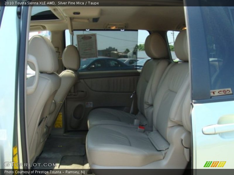 Silver Pine Mica / Taupe 2010 Toyota Sienna XLE AWD