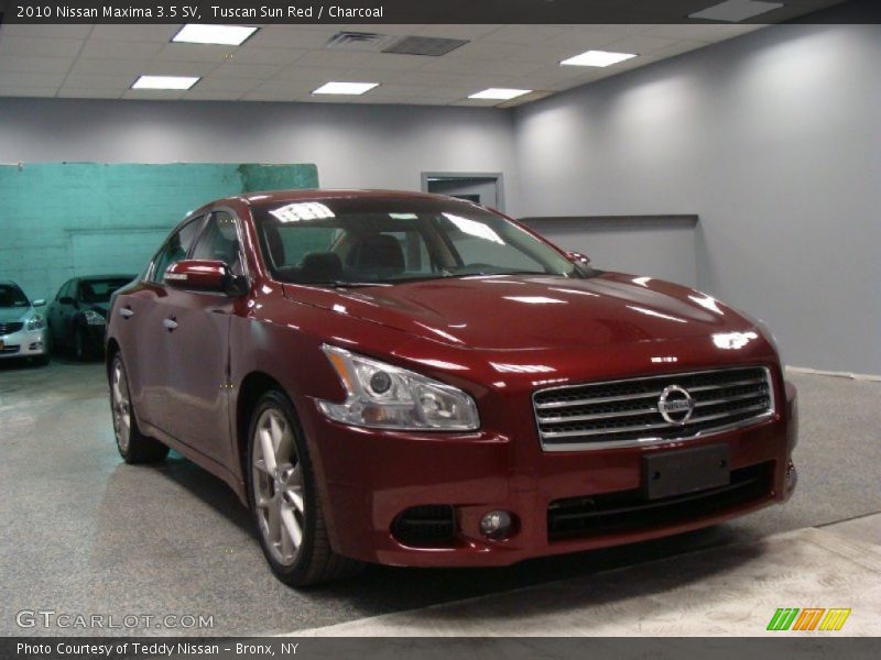 Tuscan Sun Red / Charcoal 2010 Nissan Maxima 3.5 SV