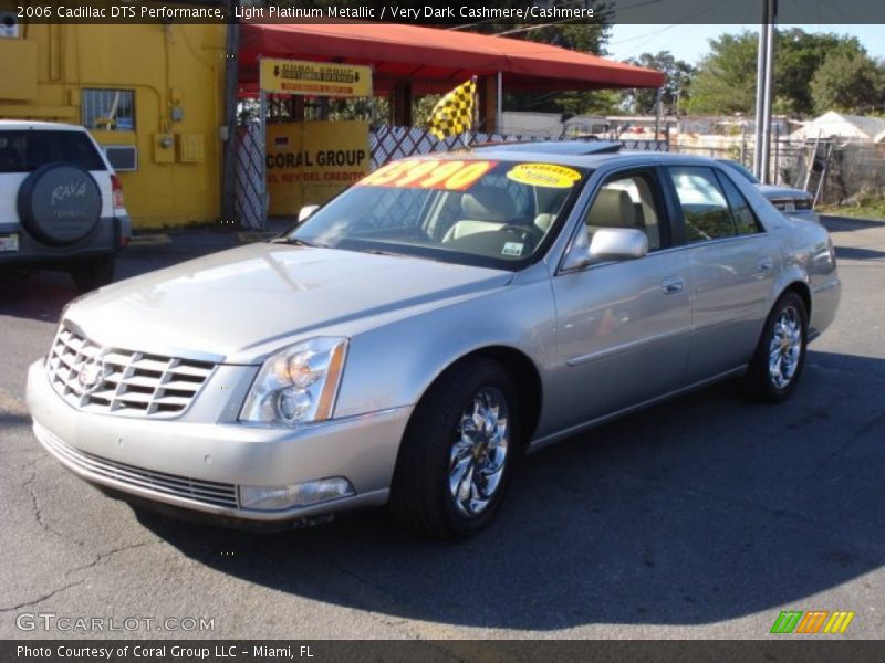 Light Platinum Metallic / Very Dark Cashmere/Cashmere 2006 Cadillac DTS Performance